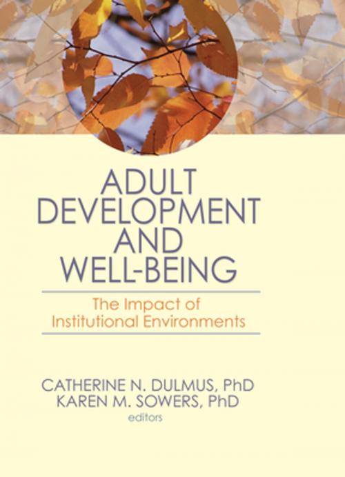 Cover of the book Adult Development and Well-Being by , Taylor and Francis