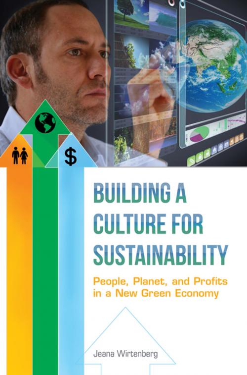 Cover of the book Building a Culture for Sustainability: People, Planet, and Profits in a New Green Economy by Jeana Wirtenberg Ph.D., ABC-CLIO