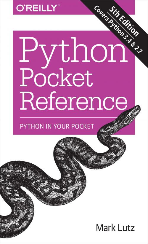 Cover of the book Python Pocket Reference by Mark Lutz, O'Reilly Media