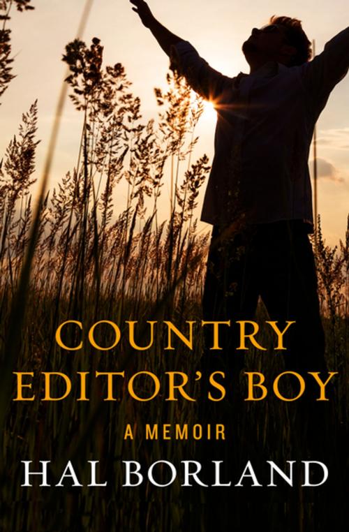 Cover of the book Country Editor's Boy by Hal Borland, Open Road Media
