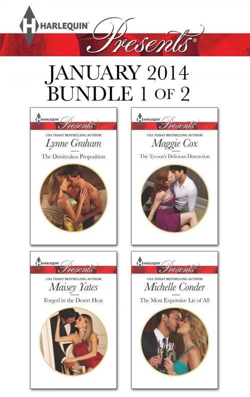 Cover of the book Harlequin Presents January 2014 - Bundle 1 of 2 by Lynne Graham, Maisey Yates, Maggie Cox, Michelle Conder, Harlequin