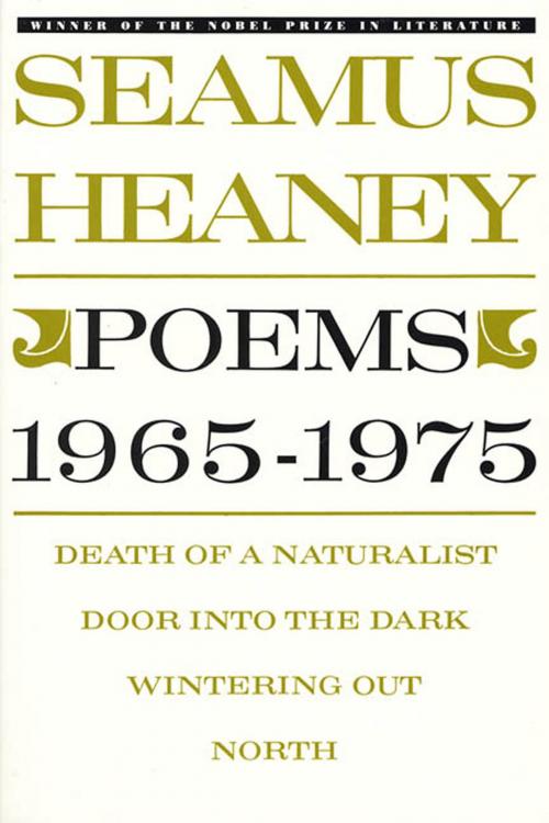 Cover of the book Poems, 1965-1975 by Seamus Heaney, Farrar, Straus and Giroux