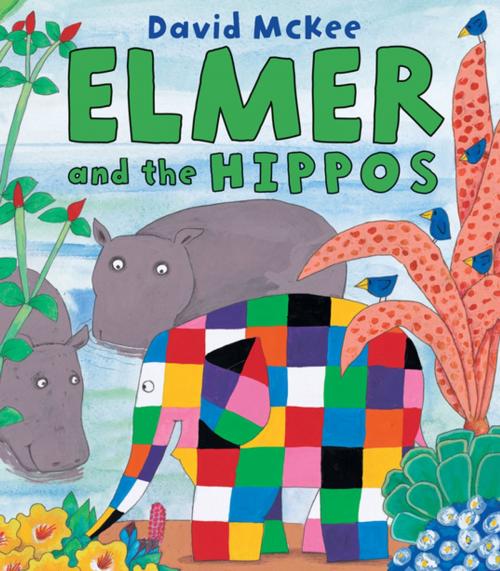 Cover of the book Elmer and the Hippos by David McKee, Andersen Press USA