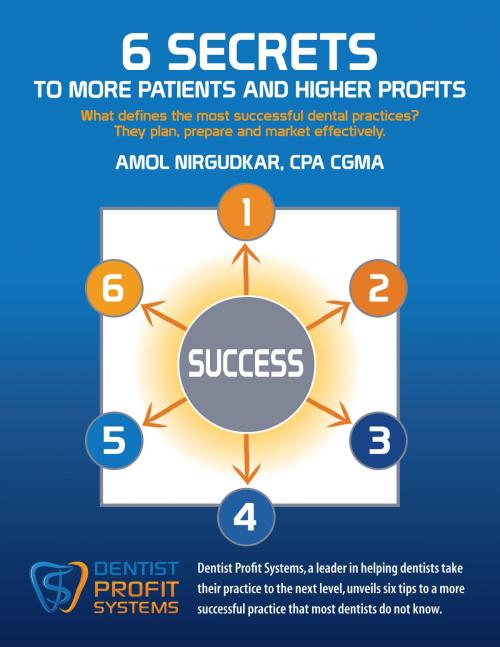 Cover of the book 6 Secrets To More Patients and Higher Profits by Amol Nirgudkar, CPA CGMA, BookBaby