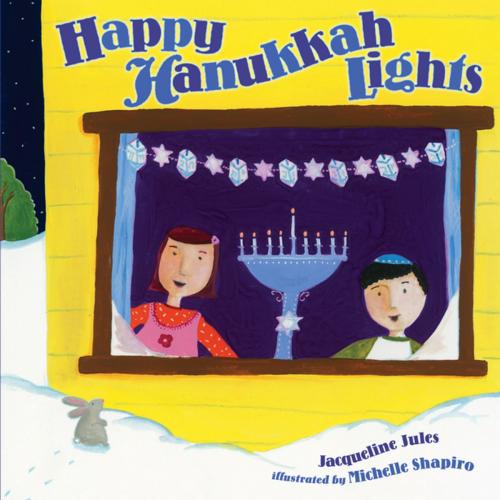 Cover of the book Happy Hanukkah Lights by Jacqueline Jules, Lerner Publishing Group
