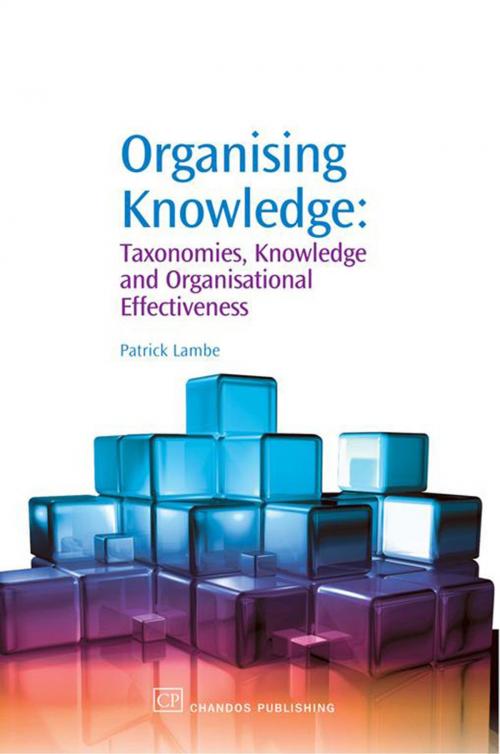 Cover of the book Organising Knowledge by Patrick Lambe, Elsevier Science