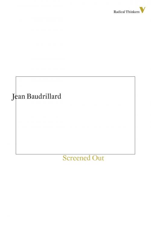 Cover of the book Screened Out by Jean Baudrillard, Verso Books