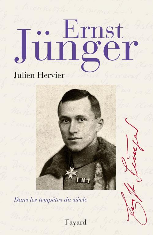 Cover of the book Ernst Jünger by Julien Hervier, Fayard