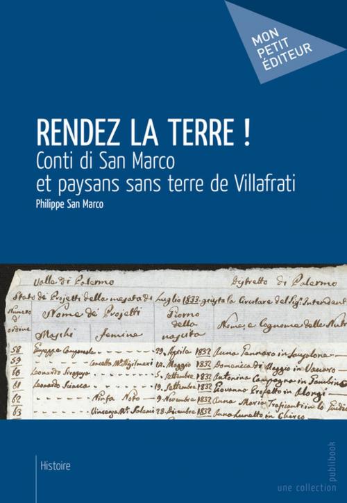 Cover of the book Rendez la Terre by Philippe San Marco, Mon Petit Editeur