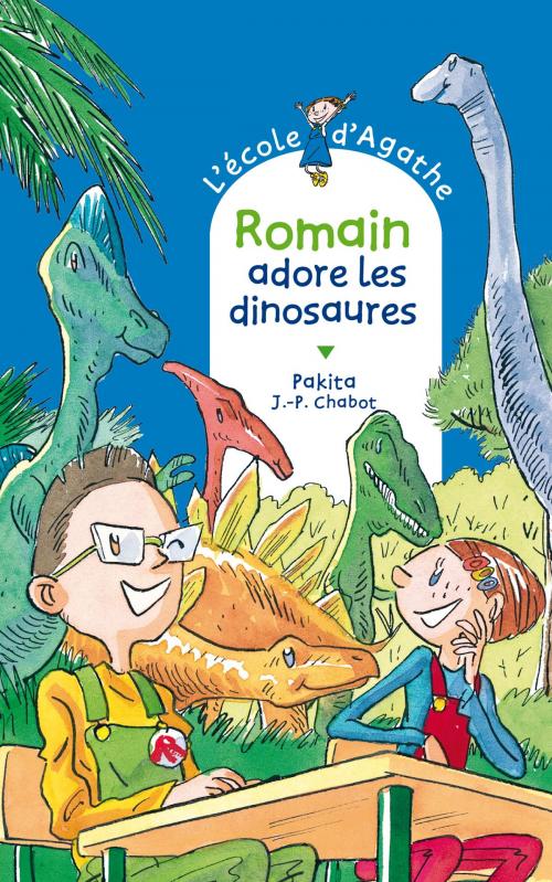 Cover of the book Romain adore les dinosaures by Pakita, Rageot Editeur