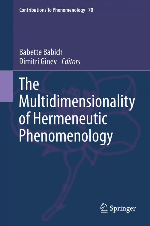Cover of the book The Multidimensionality of Hermeneutic Phenomenology by , Springer International Publishing