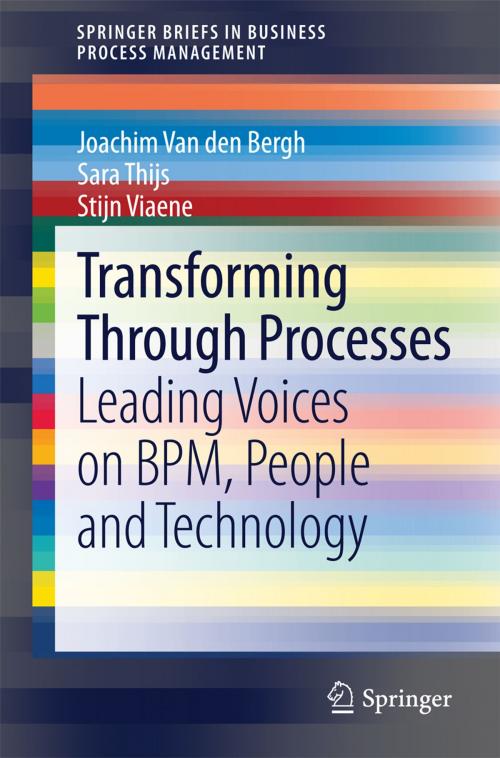 Cover of the book Transforming Through Processes by Joachim Van den Bergh, Sara Thijs, Stijn Viaene, Springer International Publishing