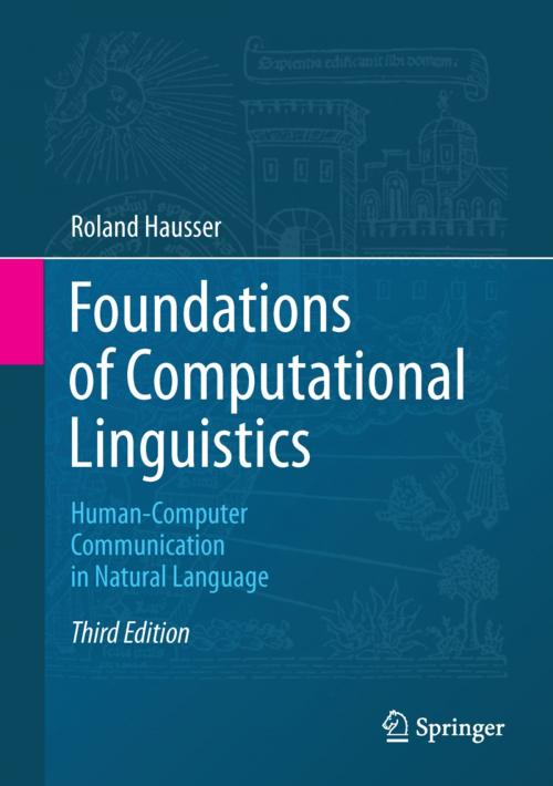 Cover of the book Foundations of Computational Linguistics by Roland Hausser, Springer Berlin Heidelberg