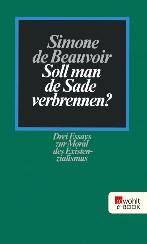 Cover of the book Soll man de Sade verbrennen? by Simone de Beauvoir, Rowohlt E-Book