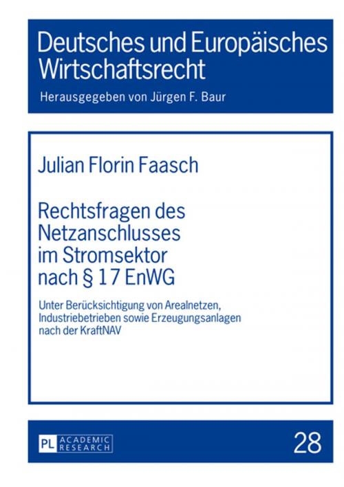 Cover of the book Rechtsfragen des Netzanschlusses im Stromsektor nach § 17 EnWG by Julian Faasch, Peter Lang