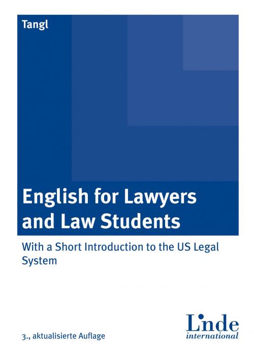 Cover of the book English for Lawyers and Law Students by Astrid Tangl, Linde Verlag Wien Gesellschaft m.b.H.