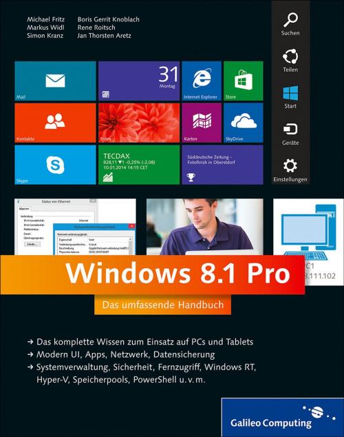 Cover of the book Windows 8.1 Pro by Michael Fritz, Markus Widl, Boris Gerrit Knoblach, Jan Thorsten Aretz, Rene Roitsch, Simon Kranz, Galileo Computing