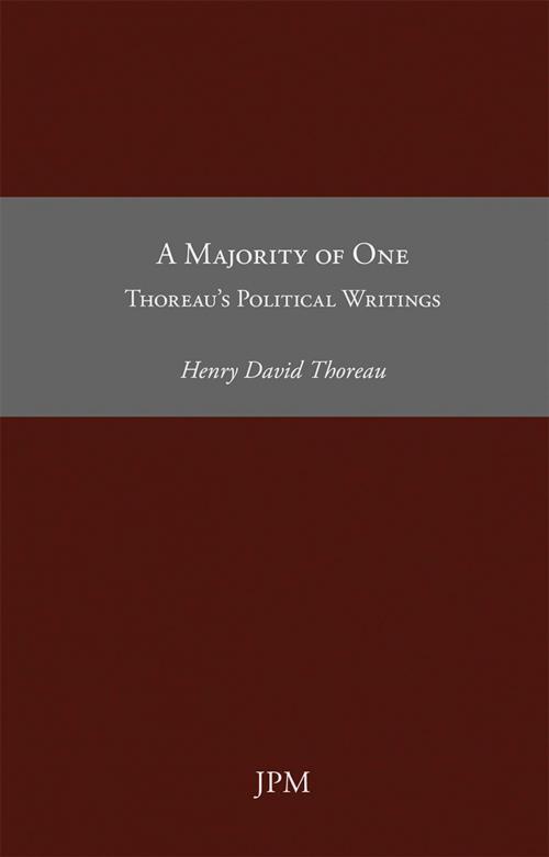 Cover of the book A Majority of One by Henry David Thoreau, JPM Ediciones