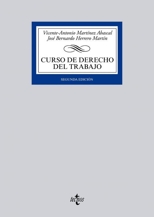 Cover of the book Curso de Derecho del Trabajo by Vicente-Antonio Martínez Abascal, José Bernardo Herrero Martín, Tecnos