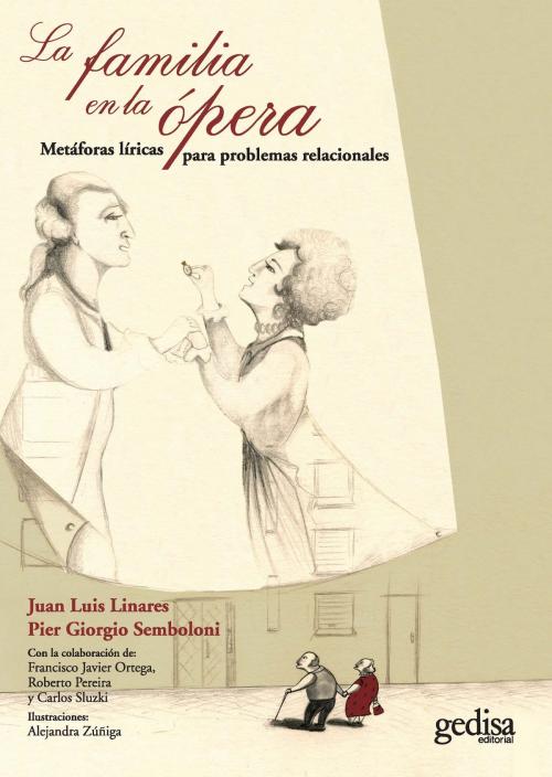 Cover of the book La familia en la ópera by Juan Luis Linares Linares, Gedisa Editorial