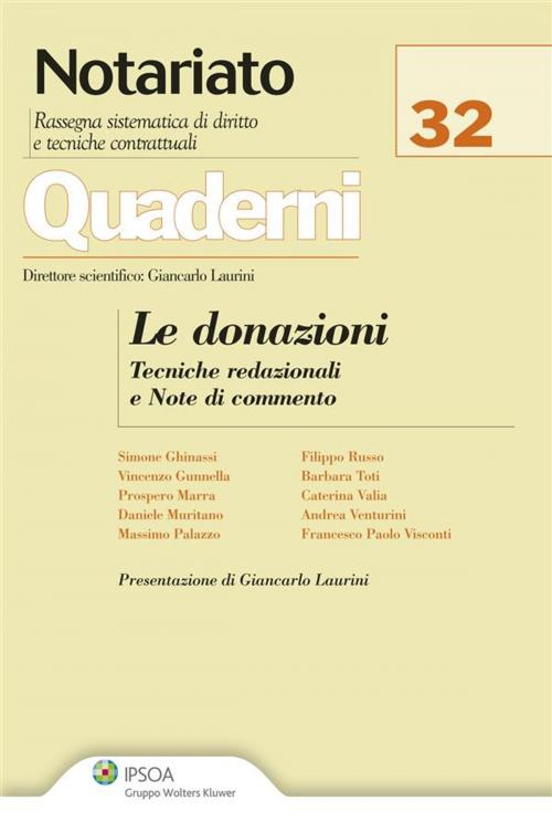 Cover of the book Le donazioni by AA. VV., Ipsoa