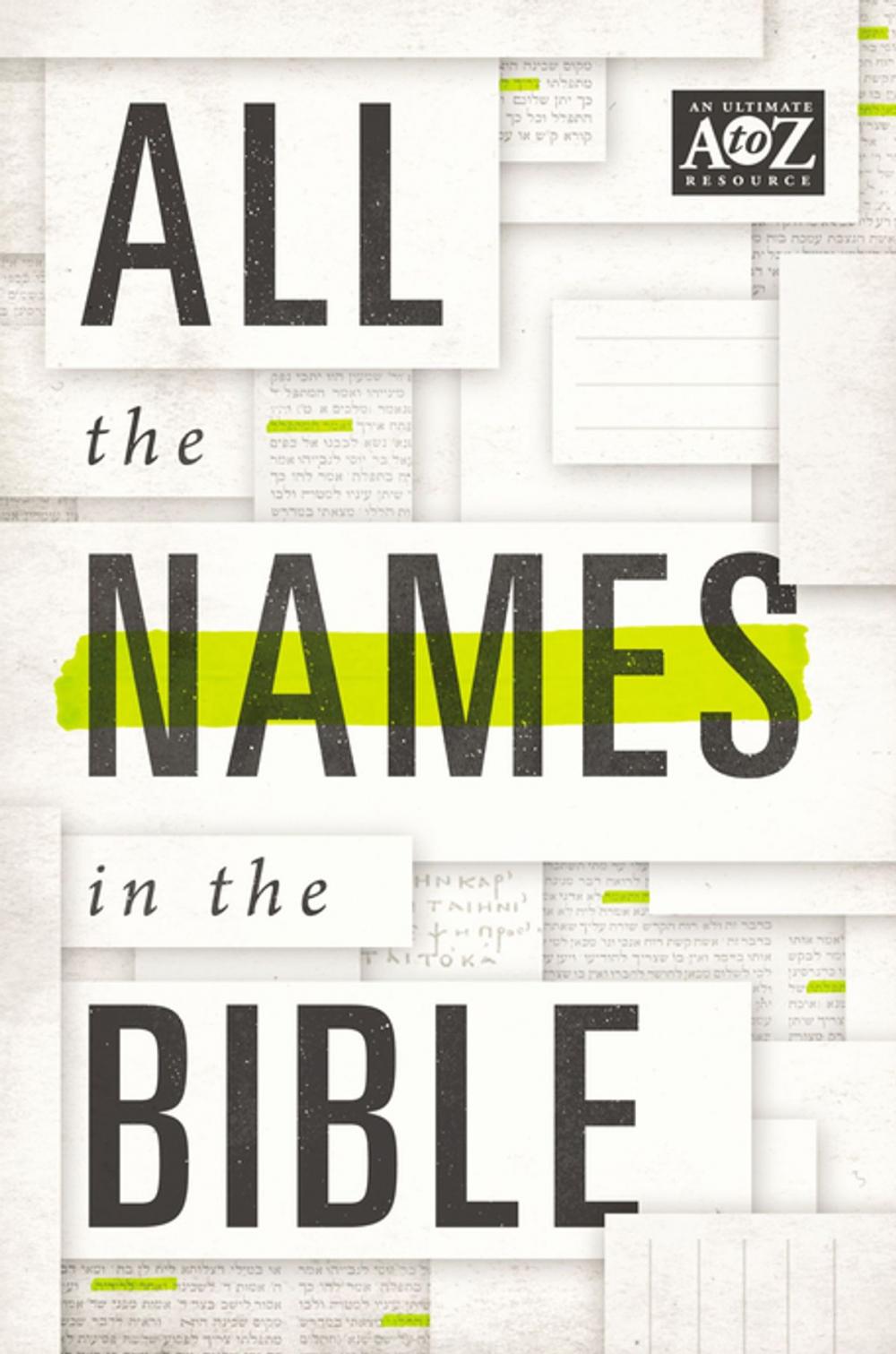 Big bigCover of All the Names in the Bible