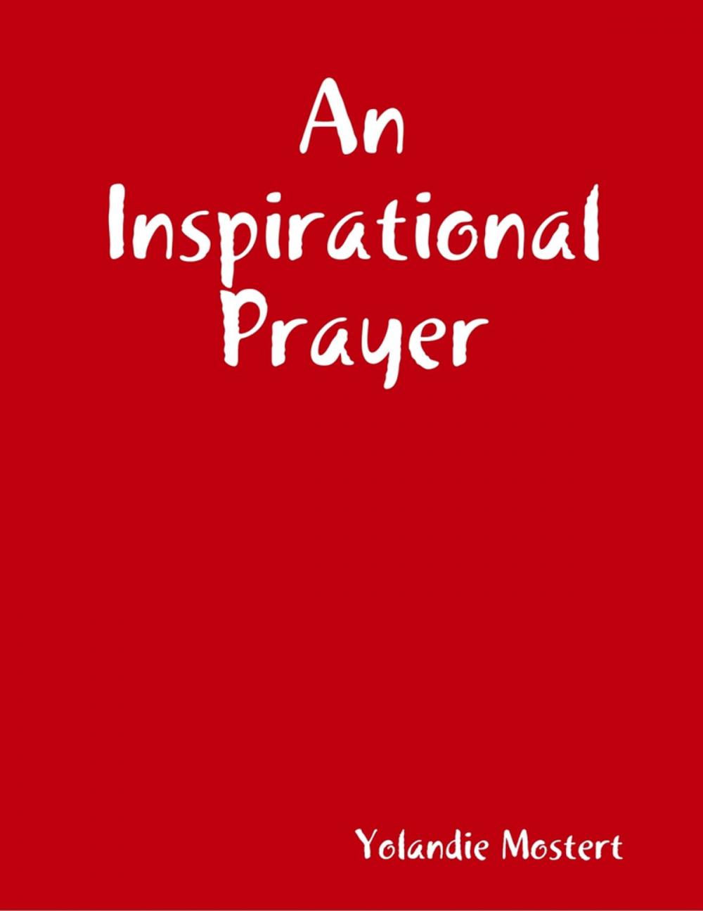 Big bigCover of An Inspirational Prayer