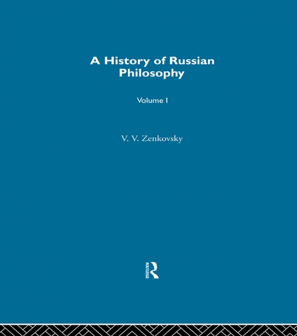 Big bigCover of History Russian Philosophy V1