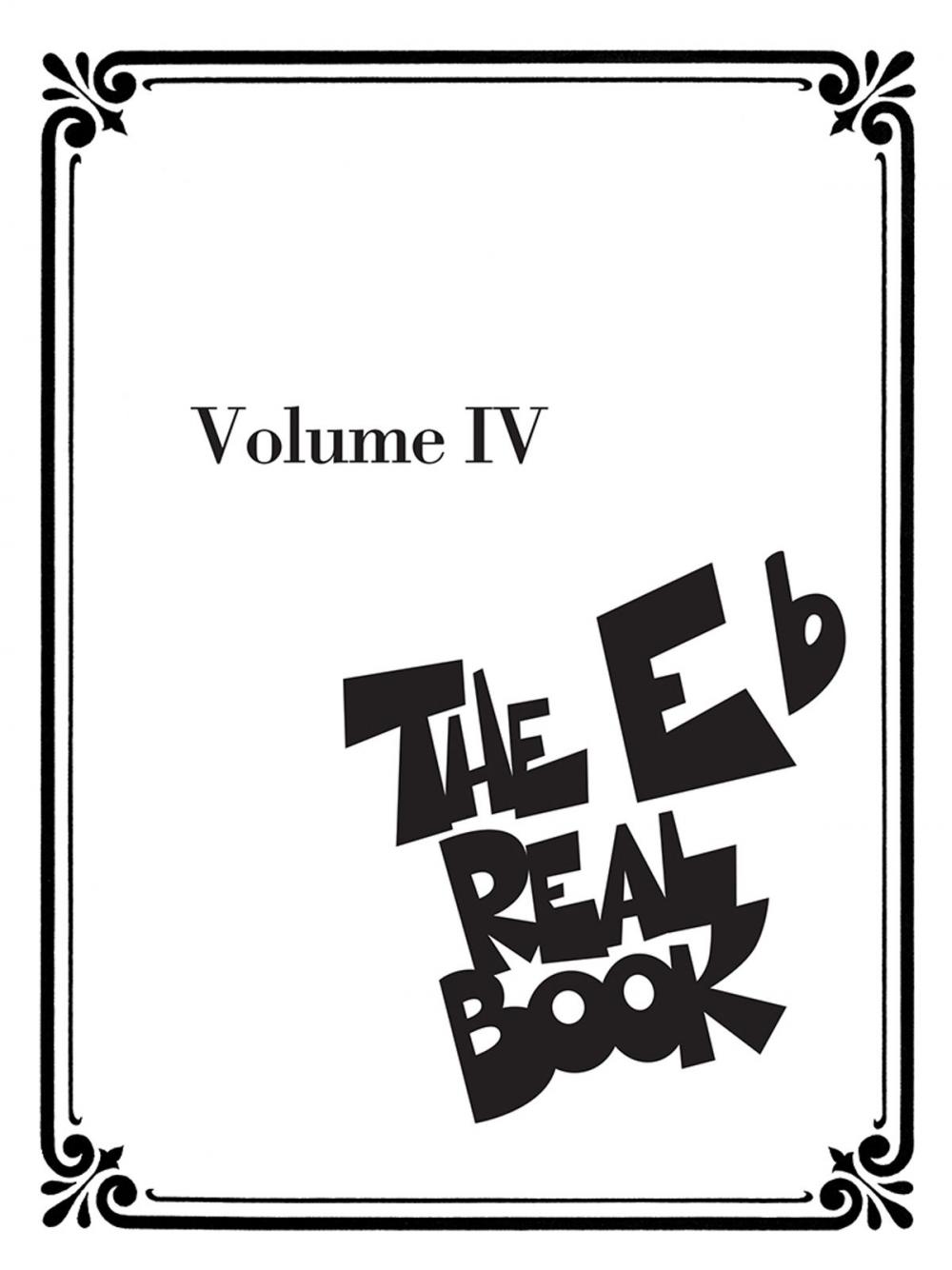 Big bigCover of The Real Book - Volume IV