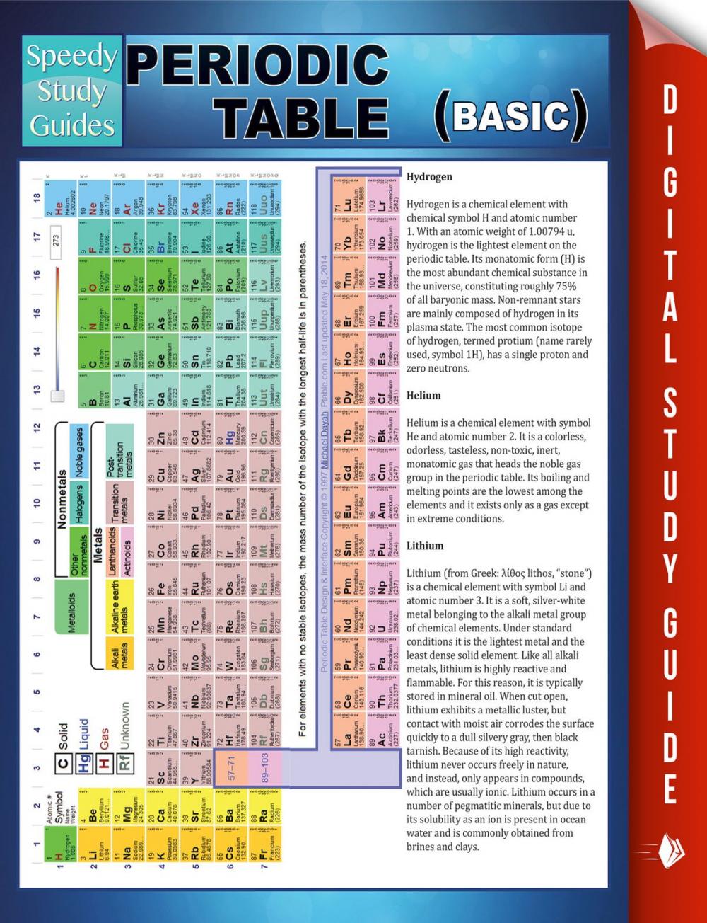 Big bigCover of Periodic Table (Basic) Speedy Study Guide