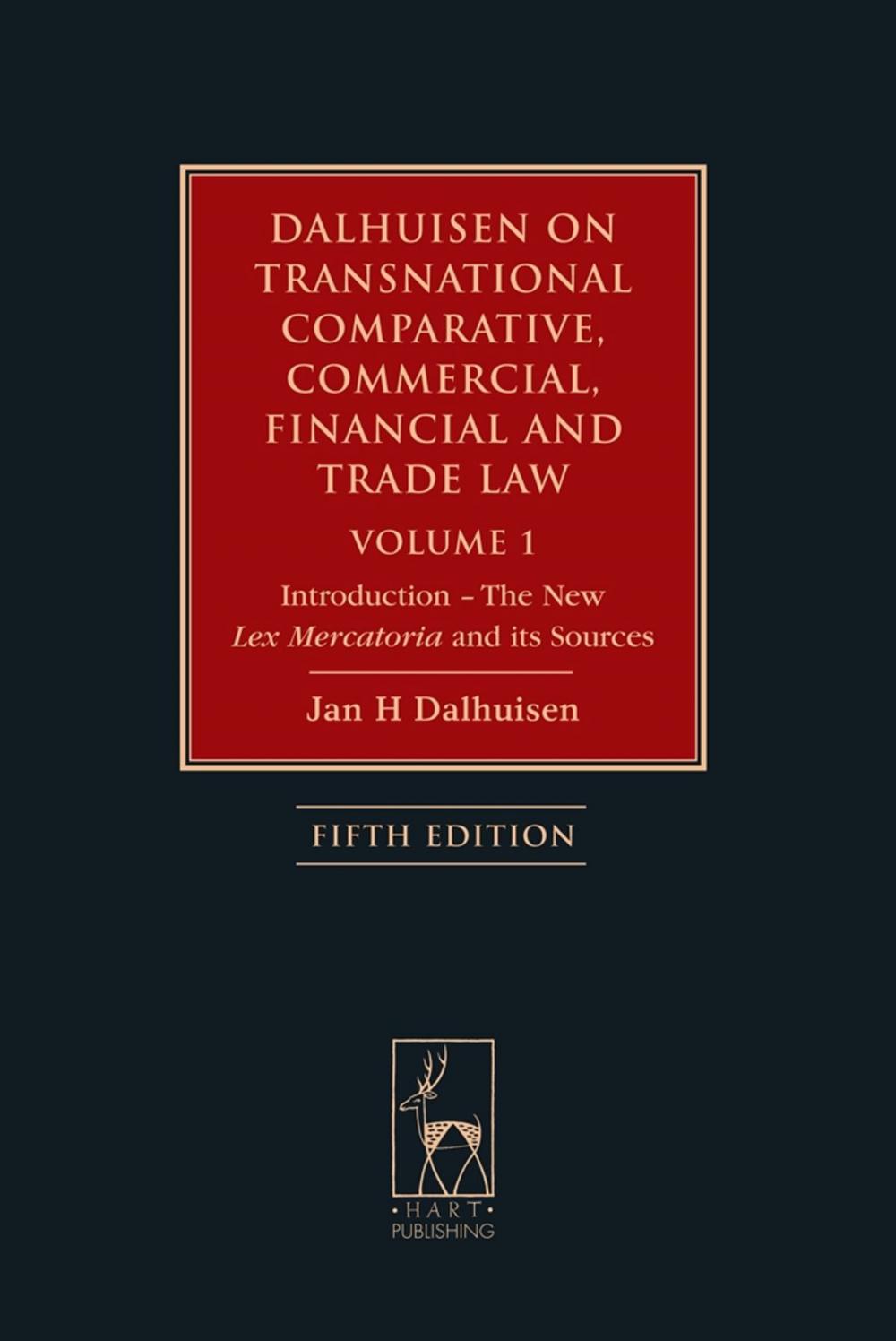 Big bigCover of Dalhuisen on Transnational Comparative, Commercial, Financial and Trade Law Volume 1