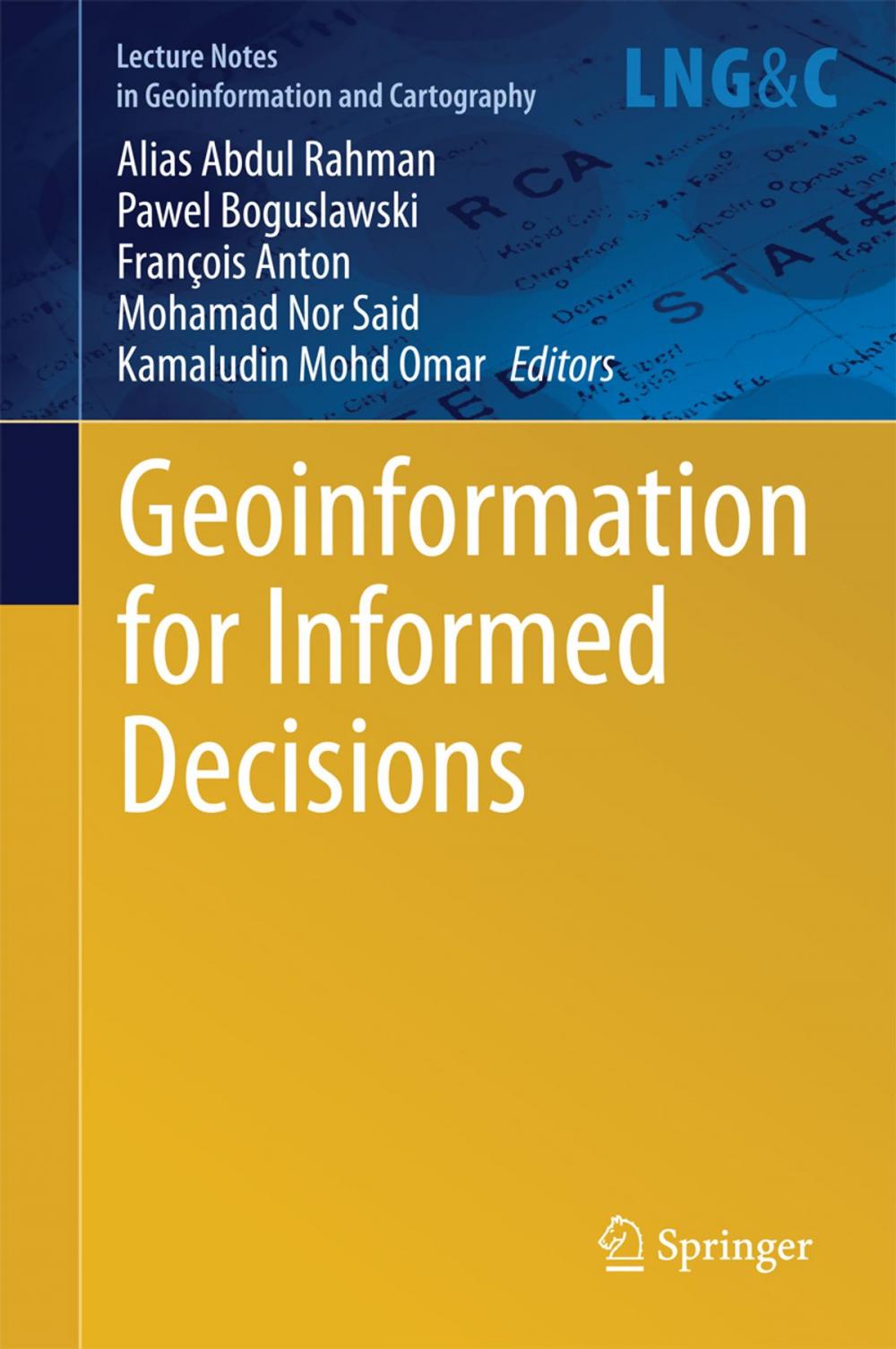 Big bigCover of Geoinformation for Informed Decisions
