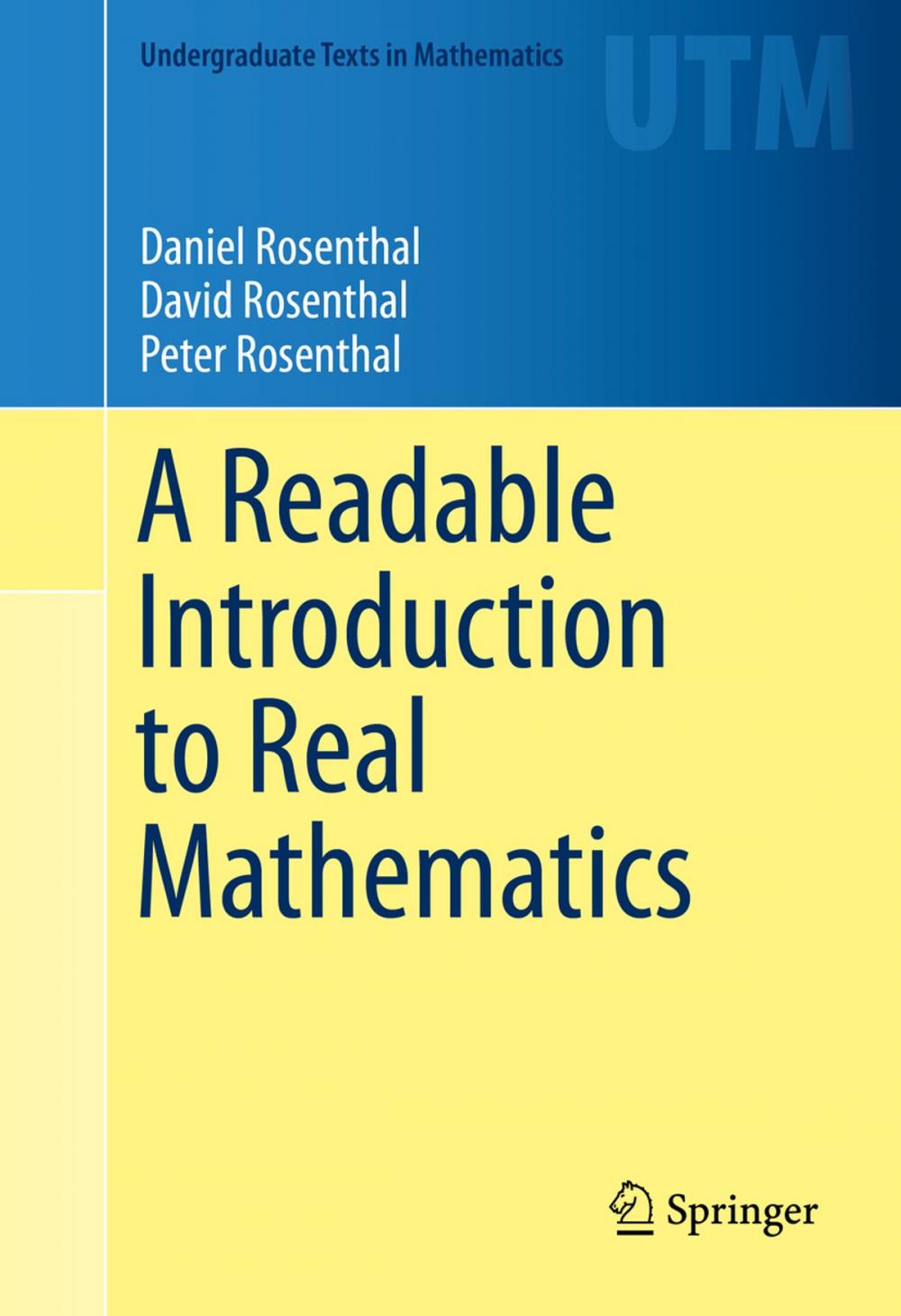 Big bigCover of A Readable Introduction to Real Mathematics
