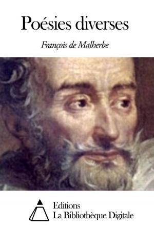 Cover of the book Poésies diverses by Xavier De Maistre