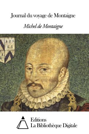 Book cover of Journal du voyage de Montaigne