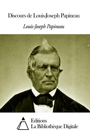 Book cover of Discours de Louis-Joseph Papineau