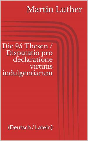 Cover of the book Die 95 Thesen / Disputatio pro declaratione virtutis indulgentiarum by Karl May