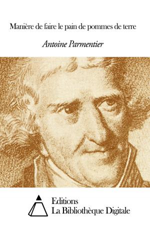 Cover of the book Manière de faire le pain de pommes de terre by Washington Irving
