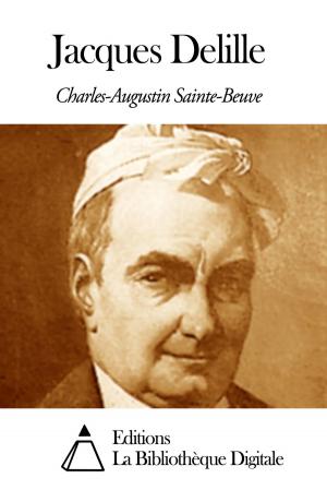 Cover of the book Jacques Delille by Erasme