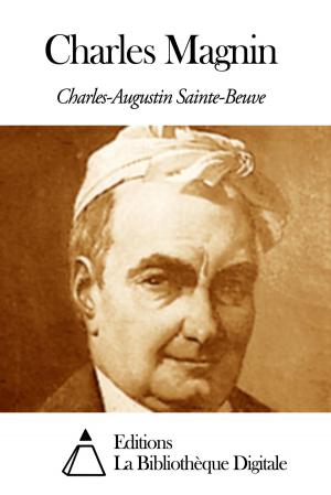 Cover of the book Charles Magnin by Emmanuel Kant