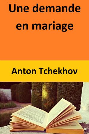 Book cover of Une demande en mariage