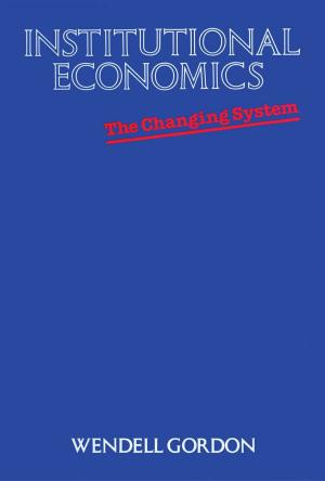 Cover of the book Institutional Economics by Sherry Velasco