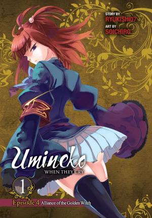 Book cover of Umineko WHEN THEY CRY Episode 4: Alliance of the Golden Witch, Vol. 1