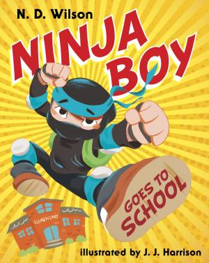Cover of the book Ninja Boy Goes to School by Kim Krans