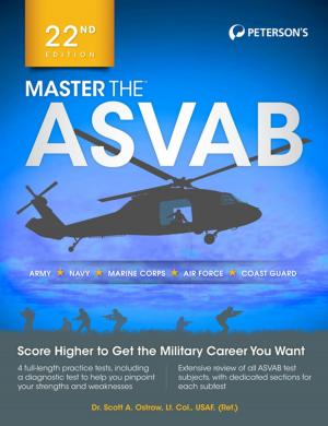Cover of the book Master the ASVAB, 22nd Edition by Peterson's, Mark Alan Stewart