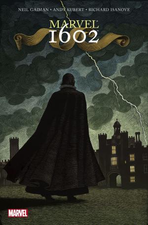 Book cover of Marvel 1602 by Neil Gaiman