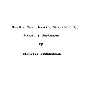 Book cover of Heading East, Looking West (Part 1)