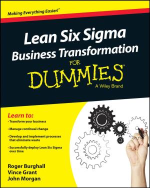 Cover of the book Lean Six Sigma Business Transformation For Dummies by Mark Harlan