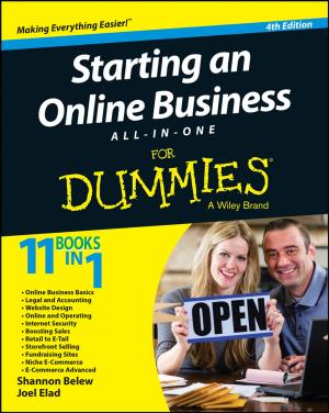 Cover of the book Starting an Online Business All-in-One For Dummies by Jonathan Wolff