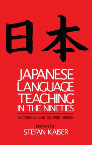 Book cover of Japanese Language Teaching in the Nineties